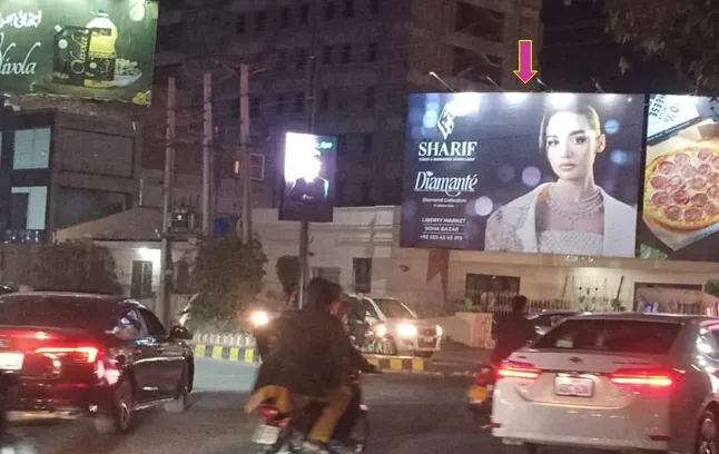 Hussain Chowk Gulberg — Face C — Billboard in Gulberg, Lahore