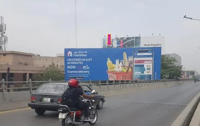 Jinnah Flyover — Billboard in Gulberg, Lahore
